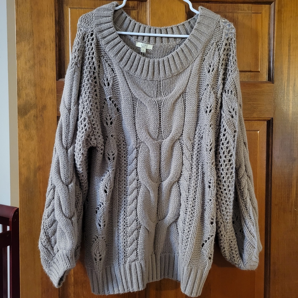 Faded Floral Boutique Sweater